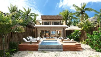 Secluded Beachfront Estate in Tulum – Beach Ceremony Space, Rooftop Terrace & Private Pools - Wedding house rental - Photo 1