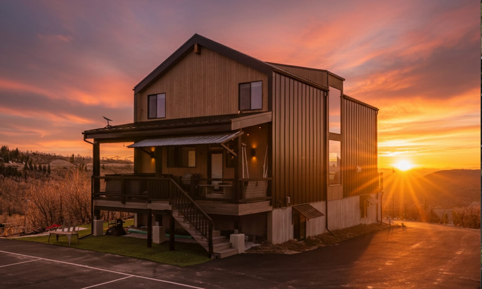 Featured image for Mountain Cabin in Heber: 360 Views, Pickleball and 100-Guest Weddings