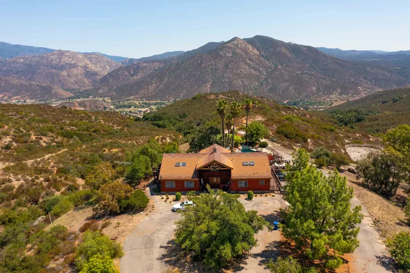 Hilltop San Diego Mountain Log Cabin Estate with Scenic Views - Photo 2