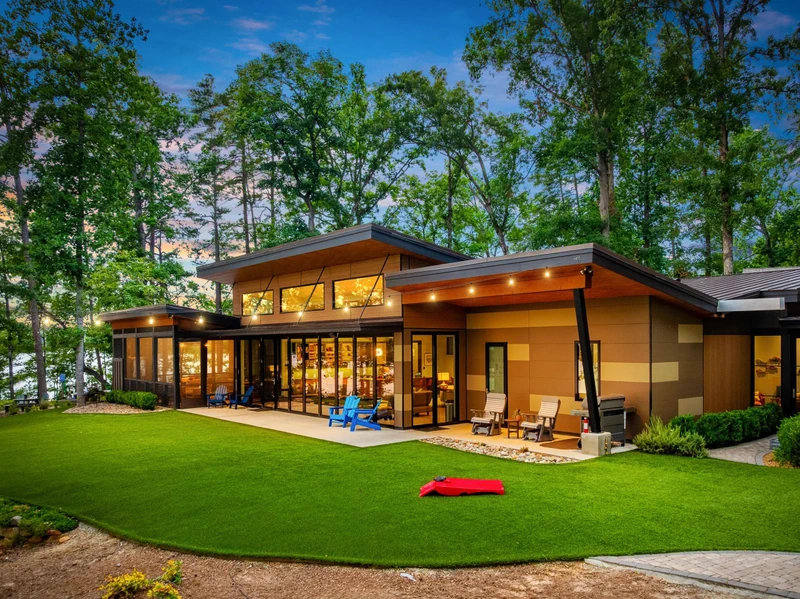 Lake Keowee Modern Estate with Game Room & Private Dock - Wedding venue with guest accommodations