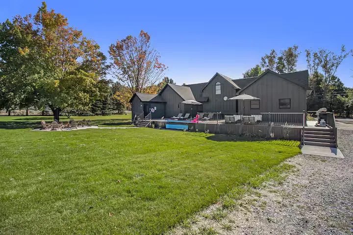 Modern Michigan Estate with Heated Container Pool & 20 Private Acres – Near Silver Lake Dunes - Photo 2