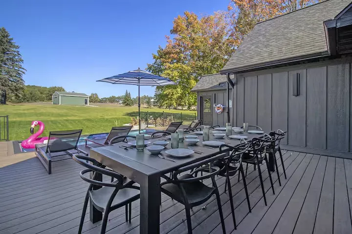 Modern Michigan Estate with Heated Container Pool & 20 Private Acres – Near Silver Lake Dunes - Photo 3