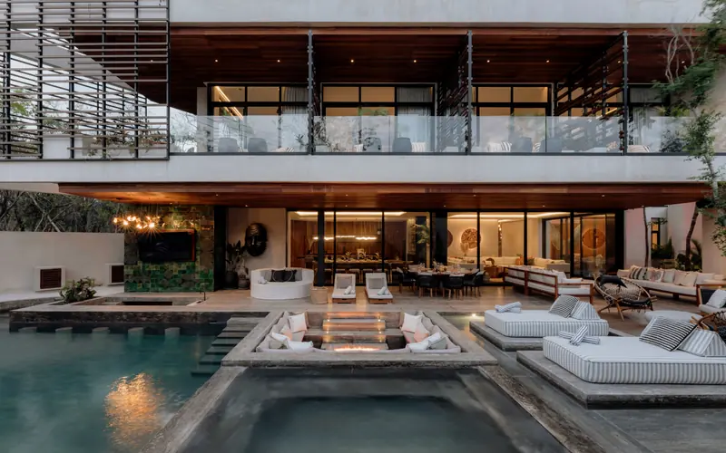 Jungle Playground Tulum Compound with Pools, Wellness Spaces, and Private Club for a Wedding Weekend - Wedding venue with guest accommodations