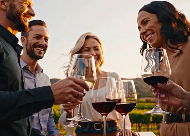 Stagecoach Wine Tours wedding photo